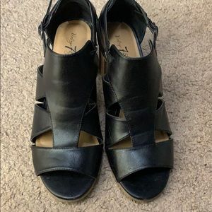 Slip on heels, very cute for summer. Size 11